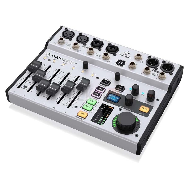 Behringer Flow 8 – Console de mixage numerique compacte pour studio live et streaming
