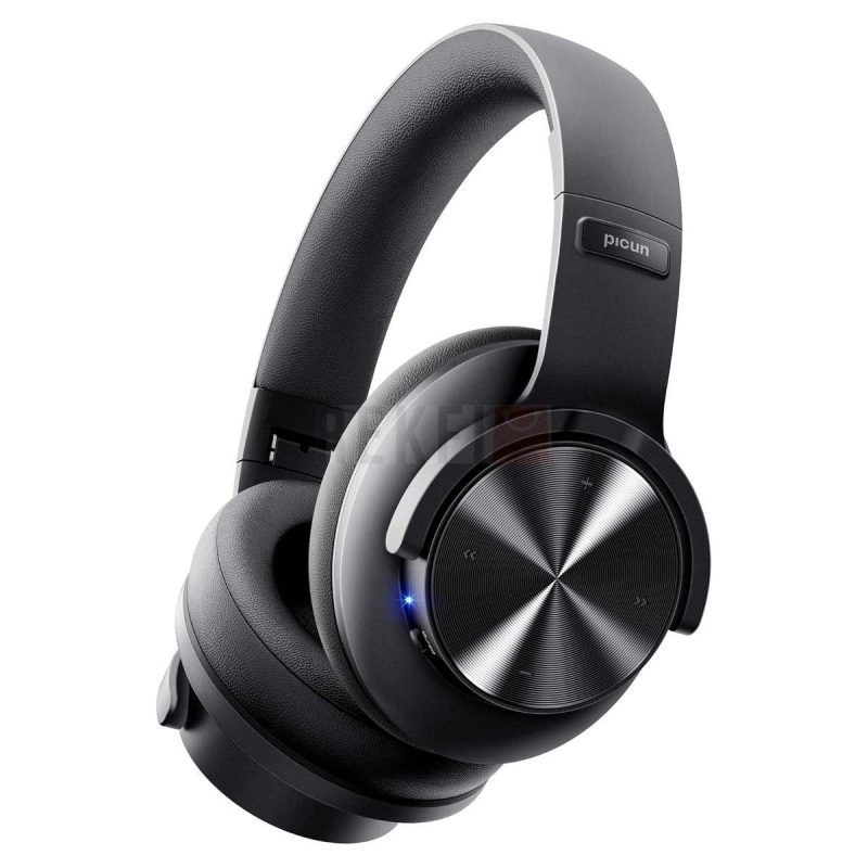 Picun B8 Noir – Casque Bluetooth Supra auriculaire avec 3 modes EQ et mode gaming 120h autonomie
