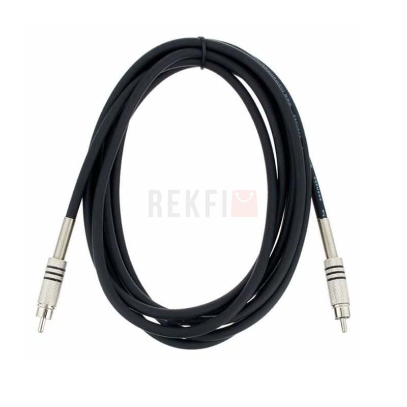 Cable audio stereo the sssnake SRR1030 de 3 metres avec connecteurs Cinch RCA aux deux extremites