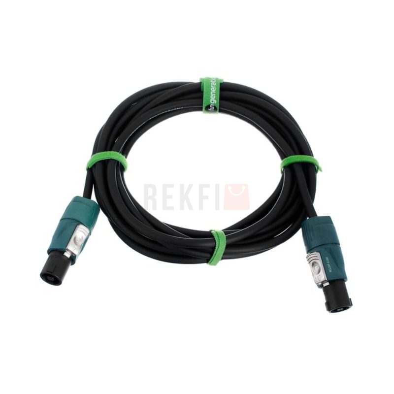 Cable enceinte Fun Generation SPK 5 de 5 metres avec deux connecteurs Speaker Twist verrouillables et serre cables inclus