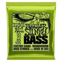 Ernie Ball 2832 Regular Slinky – Cordes nickel pour basse électrique 4 cordes (50-105)