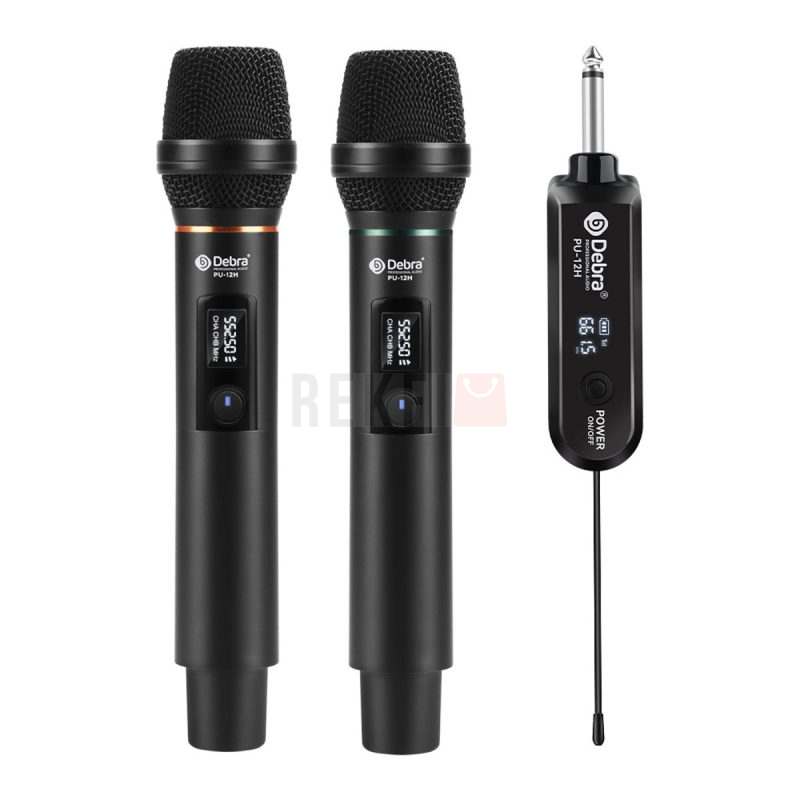 Microphones Sans fil Debra PU 12H 2 Canal UHF