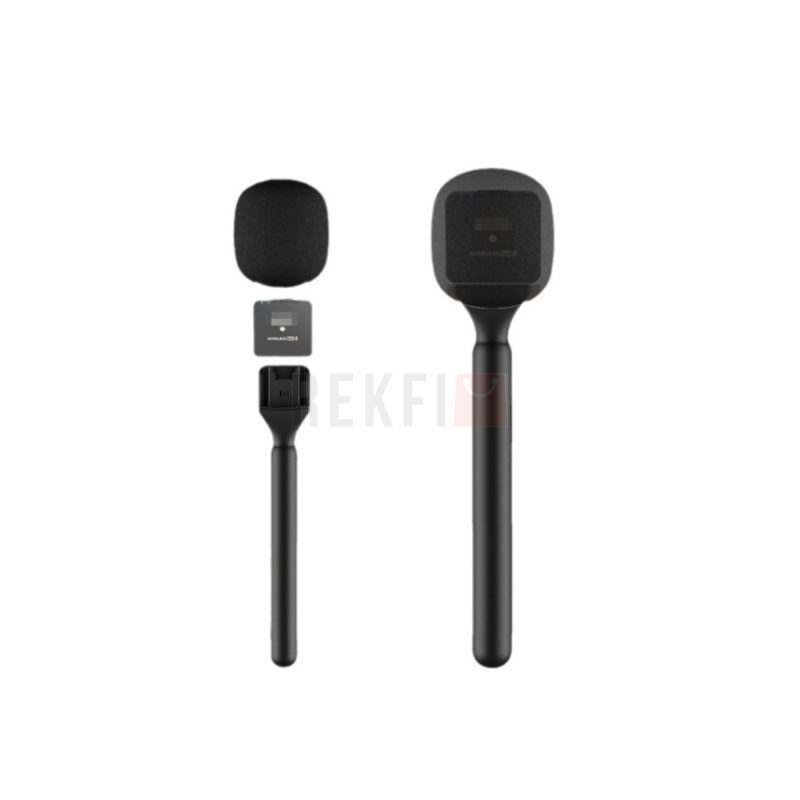 Nunavo – Poignee dinterview pour micro sans fil DJI Mic Hollyland RODE Wireless GO Boya